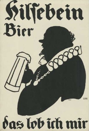 Hilsebein Bier das lob ich mir