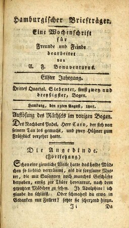 Siebenter, sonst zwey und dreyßigster, Bogen