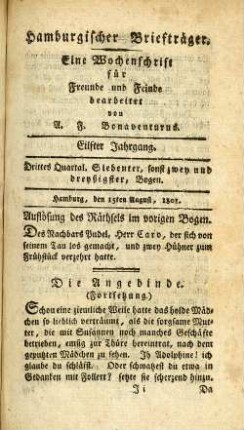 Siebenter, sonst zwey und dreyßigster, Bogen