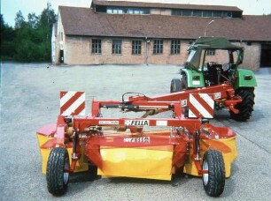 Fotografie: Erntetechnik, Mähwerk, Trommelmähwerk, Mähaufbereiter