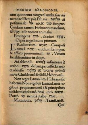 Proverbia Salomonis