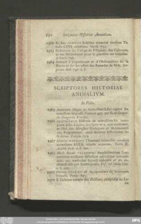 Scriptores Historiae Animalium.