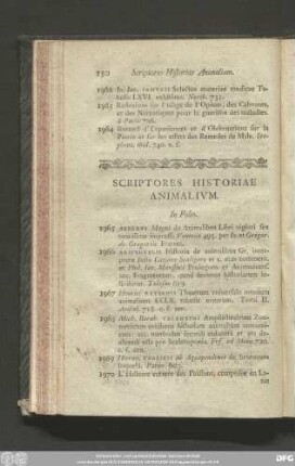 Scriptores Historiae Animalium.