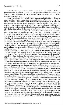 Buschmann, Walter :: Linden, Geschichte einer Industriestadt im 19. Jahrhundert, (Quellen und Darstellungen zur Geschichte Niedersachsens, 92) : Hildesheim, Lax, 1981