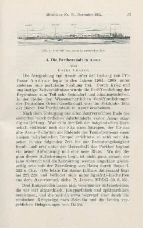 4. Die Partherstadt in Assur