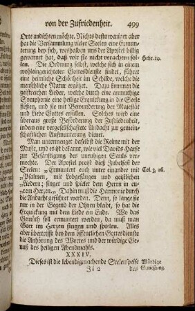 XXXIV. Würdige Genießung des heiligen Abendmahls.