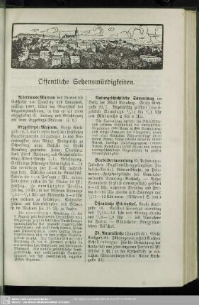 Oeffentliche Sehenswürdigkeiten