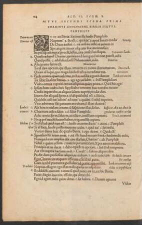 Actus Secundi ...
