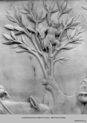 Wanddekoration der Cappella Badoer-Giustinian : Fries mit Szenen aus dem Leben Christi : Der Einzug in Jerusalem
