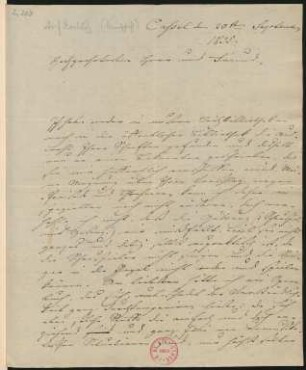 Brief an Friedrich Rochlitz : 20.09.1835