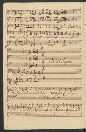 4. Recit[ativo - Arioso] (S, T, B): Wie felsenfest wird sie bestehn!