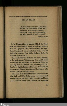 Die Anklage