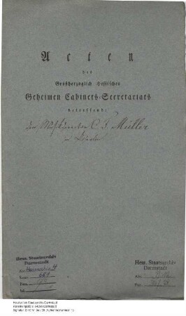 Müller, C. F. Musikdirektor in Berlin