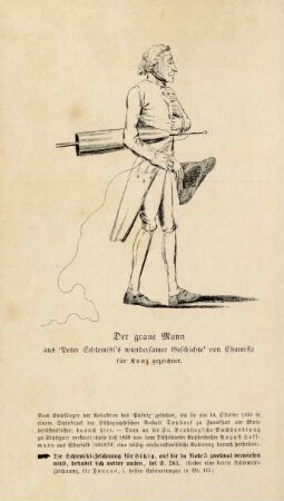 Der graue Mann aus Peter Schlemihl's wundersamer Geschichte' ...