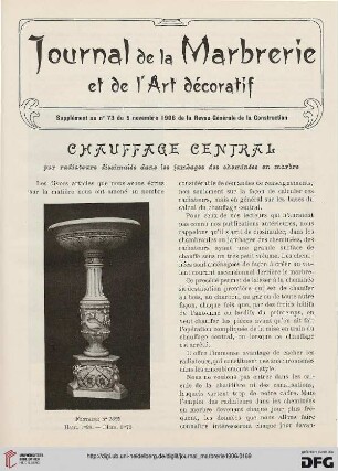 No. 73 (5 Novembre 1906)