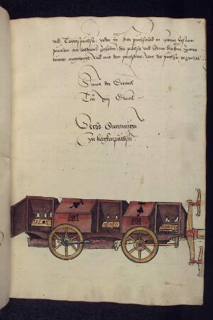 Streitwagen für Hakenbüchsen