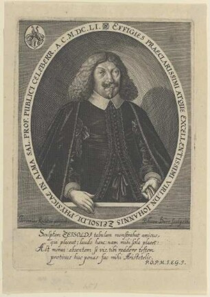 Bildnis des Iohannes Zeisoldus