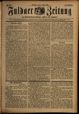 Ausgabe vom Dienstag, den 06. Juli 1897.