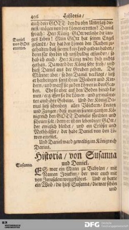 Historia Von Susanna und Daniel.