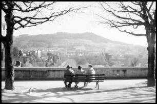 Bern: Bundesterrasse, Bank