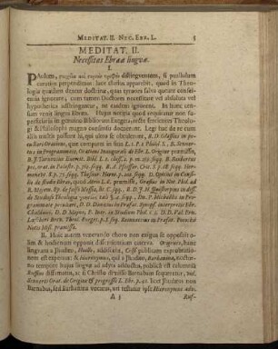 Meditatio II.