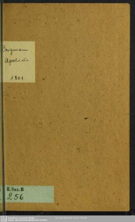 Friderici III. Sapientis Electoris Saxoniae Vita Breviter Conscripta, ...