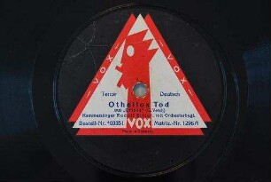 Othellos Tod : aus "Othello" / (G. Verdi)