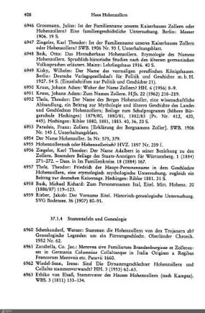 37.1.4 Stammtafeln und Genealogie