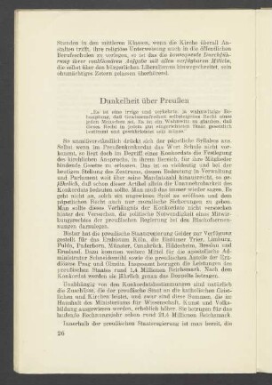 Dunkelheit über Preußen