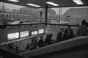 Fußgängerunterführung unter dem Bahnhofplatz