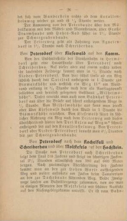 Von Petersdorf nach dem Kochelfall und Schreiberhau und über Moltkefels auf den Hochstein