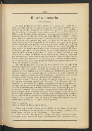 El año literario - (Continuación)