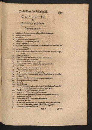 Caput II. De juramento calumniae.