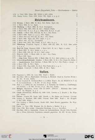 Italien (Nr. 1179-1200)