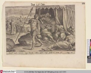 [David verschont das Leben des Saul; David Sparing Saul's Life]