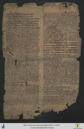 Doctrinale mit Kommentar, Fragment