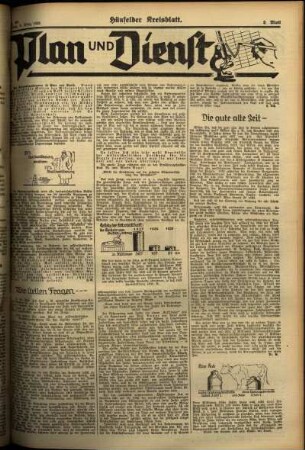 Dritte Ausgabe vom Freitag, den 08. März 1935.