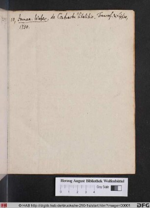 Dissertatio Iuridica, De Antipelargia