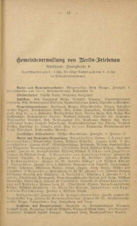 Gemeindeverwaltung von Berlin-Friedenau