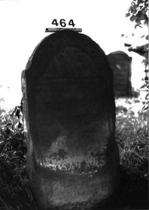 Grabstein 464 (Nachholaufnahme)