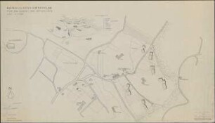 Bebauungsvorschlag Bötzenhöfe; gef. v. Bauingenieur Walter Gutgsell, Staufen, 1:1500