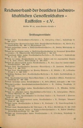 Reichsverband der Deutschen landwirtschaftlichen Genossenschaften - Raiffeisen - e.V.
