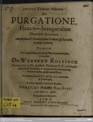 De purgatione
