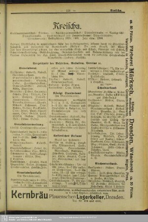 Behördenverzeichnis : Verzeichnis der Behörden, Anstalten, Vereine etc.