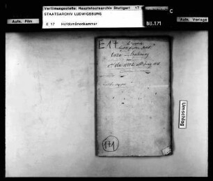 Kassenrechnung 1820/21