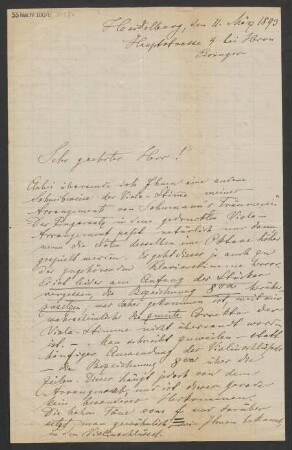 Brief an B. Schott's Söhne : 11.03.1893