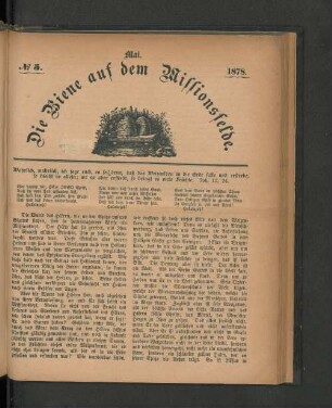 No 5. Mai. 1878