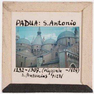Padua: S. Antonio, Kuppeln (Foto 1944)