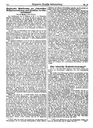 Eine lehrreiche Massenbeobachtung?