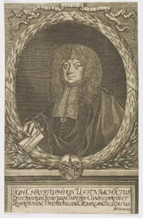 Bildnis des Joh. Christoph von Uffenbach